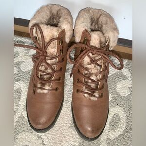 SOUL Naturalizer Brown Fur-Lined Boots